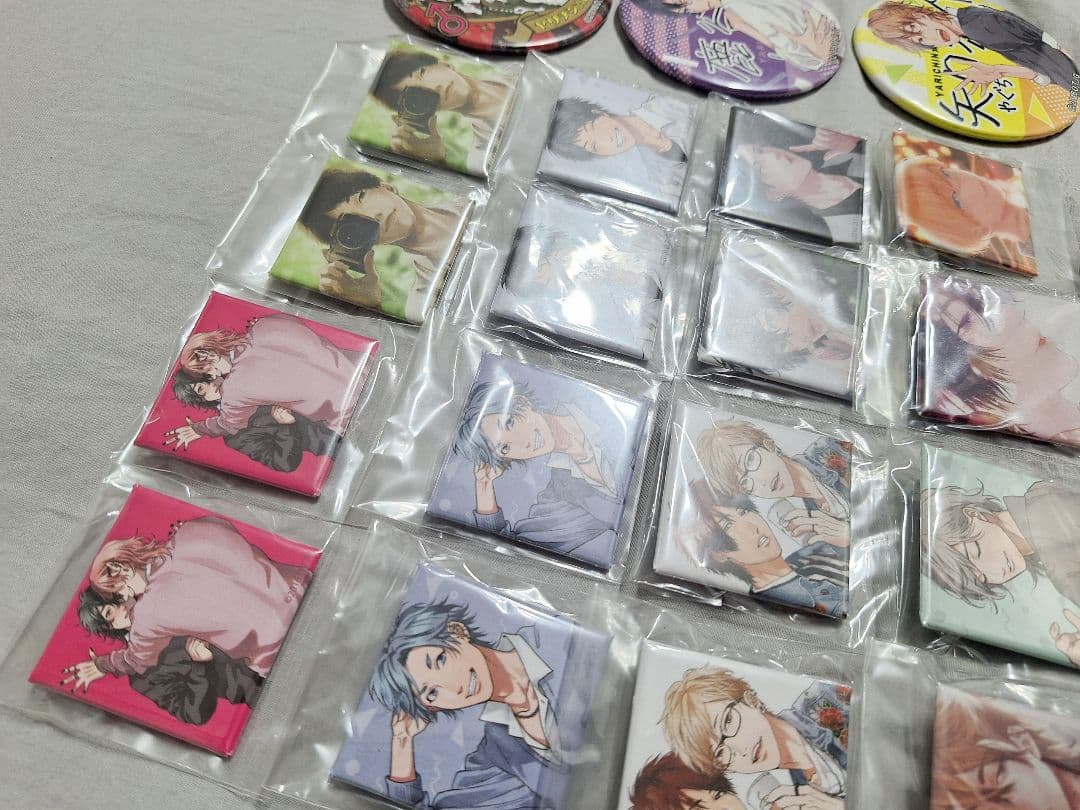 ヤリチン☆ビッチ部 缶バッジ まとめ売り おげれつたなか レア 個展 BL