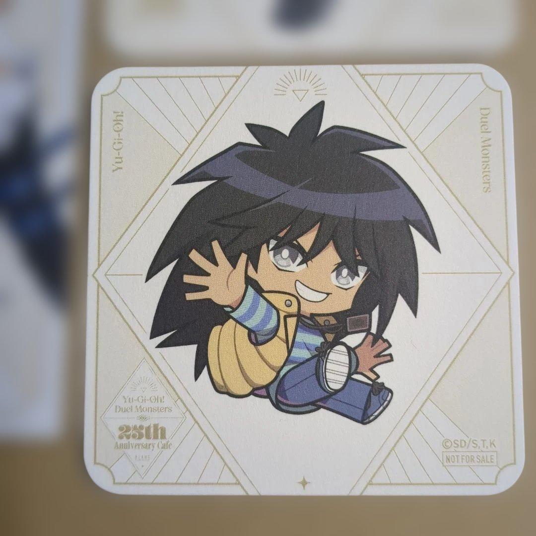 遊戯王 BLANC 海馬瀬人 モクバ コラボカフェ ブロマイド コースター