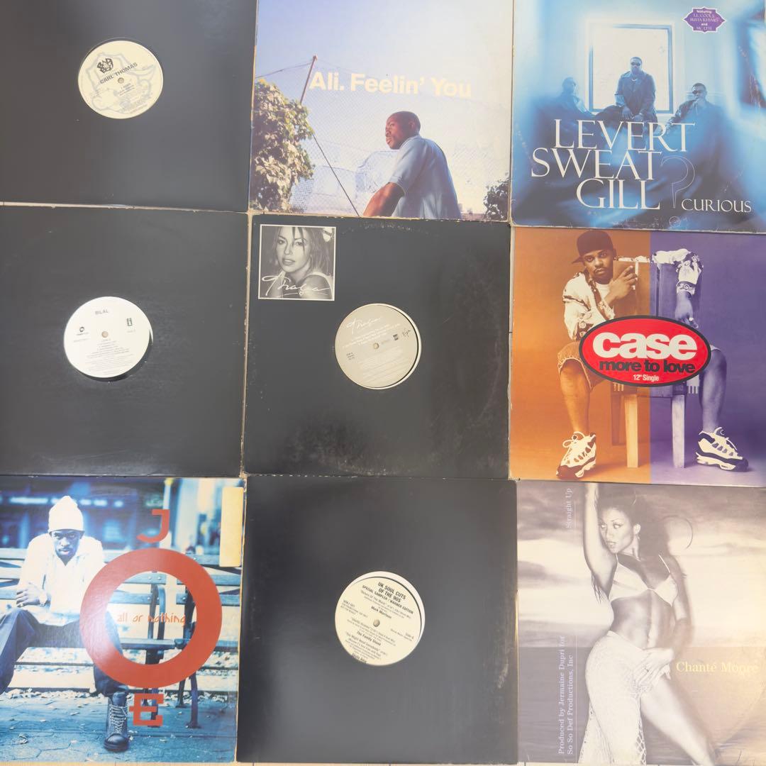 R&B 90's レコード　9枚セット 1990's R&B レコード9枚まとめ売りセット - メルカリ