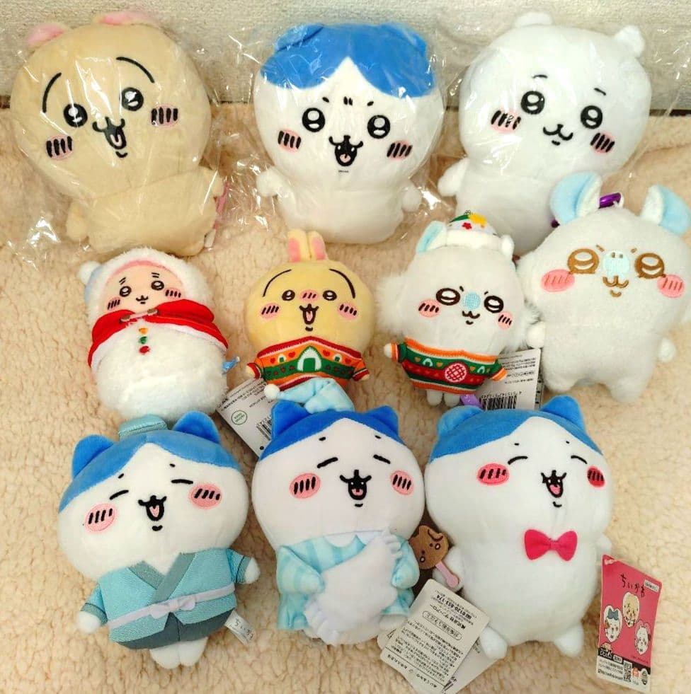 ちいかわ ぬいぐるみ マスコットまとめ売り - メルカリ