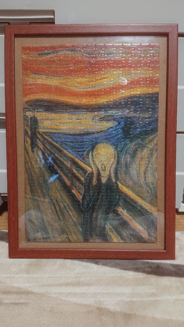 ☆ムンクの「叫び」☆ジグソーパズル完成品 - メルカリ