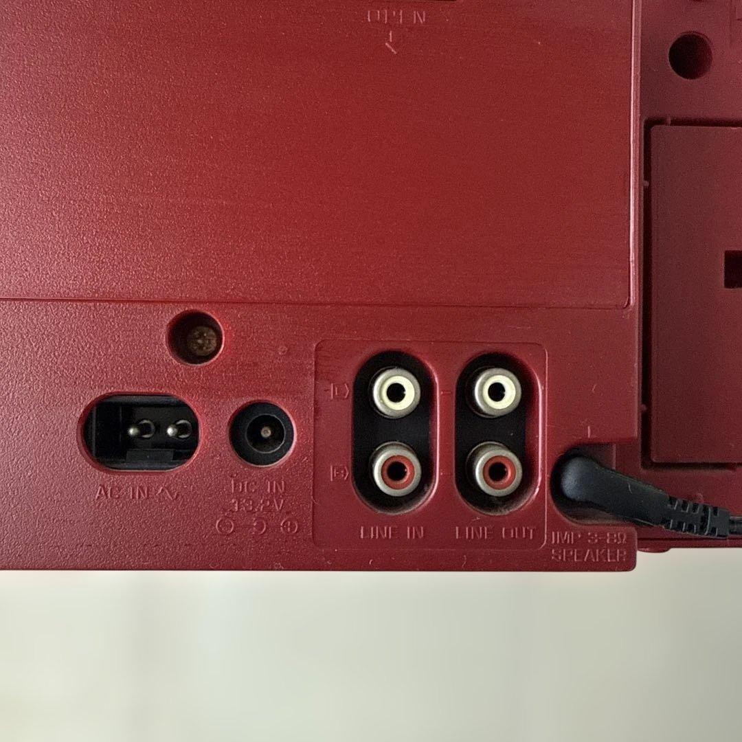 National RX-C50 赤 ラジカセ 動作品 | 激安通販のイーサプライ