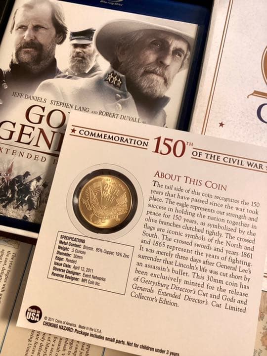 ゴッド&ジェネラル/伝説の猛将　ブルーレイ　DVD シリアルナンバー入り　英語