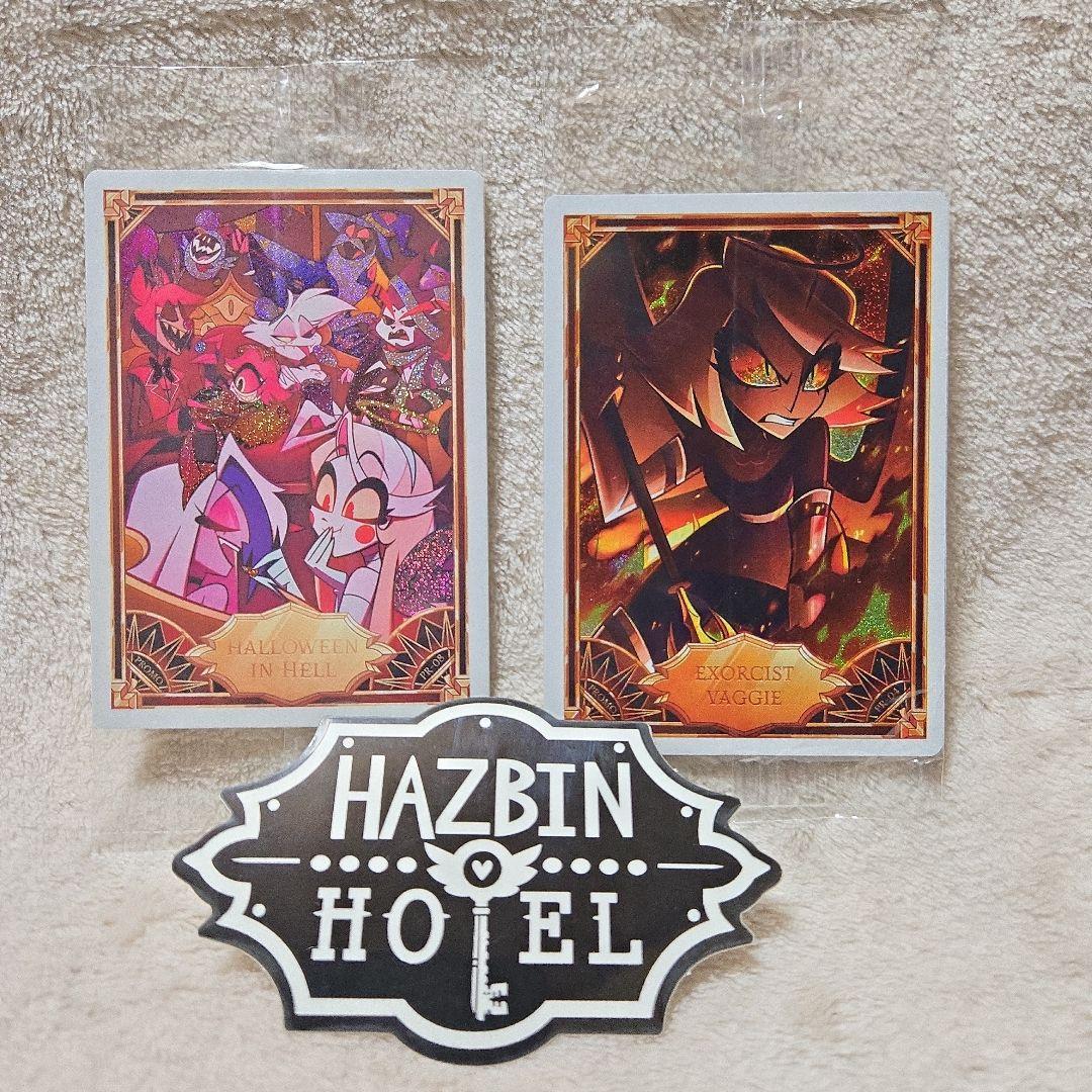 新品未開封】ハズビンホテル プロモカード 2枚セット 公式ステッカー