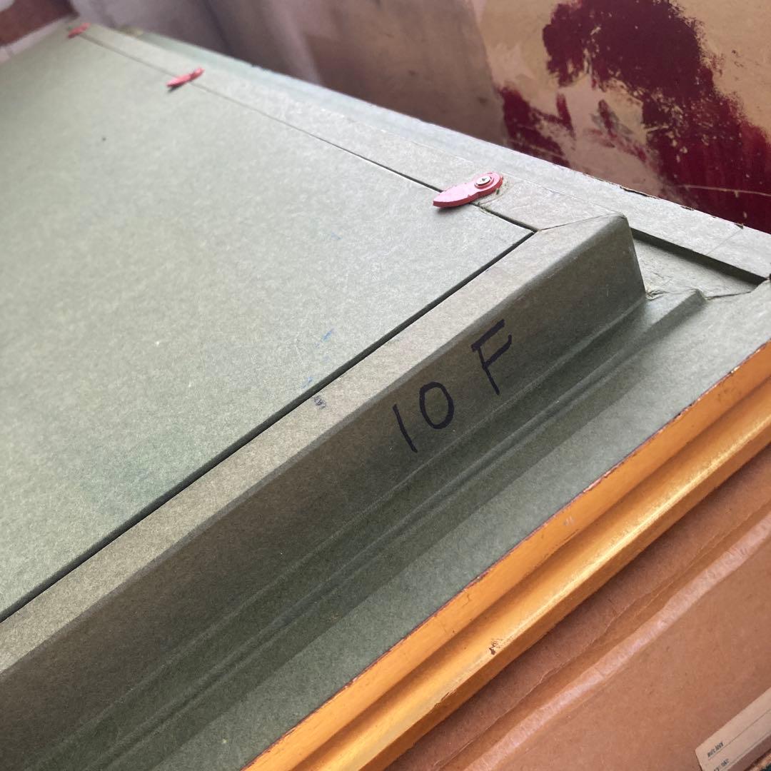 ゆ*か様 虹画堂 F10号 油彩額縁 ゴールドフレーム アクリル 金色 布