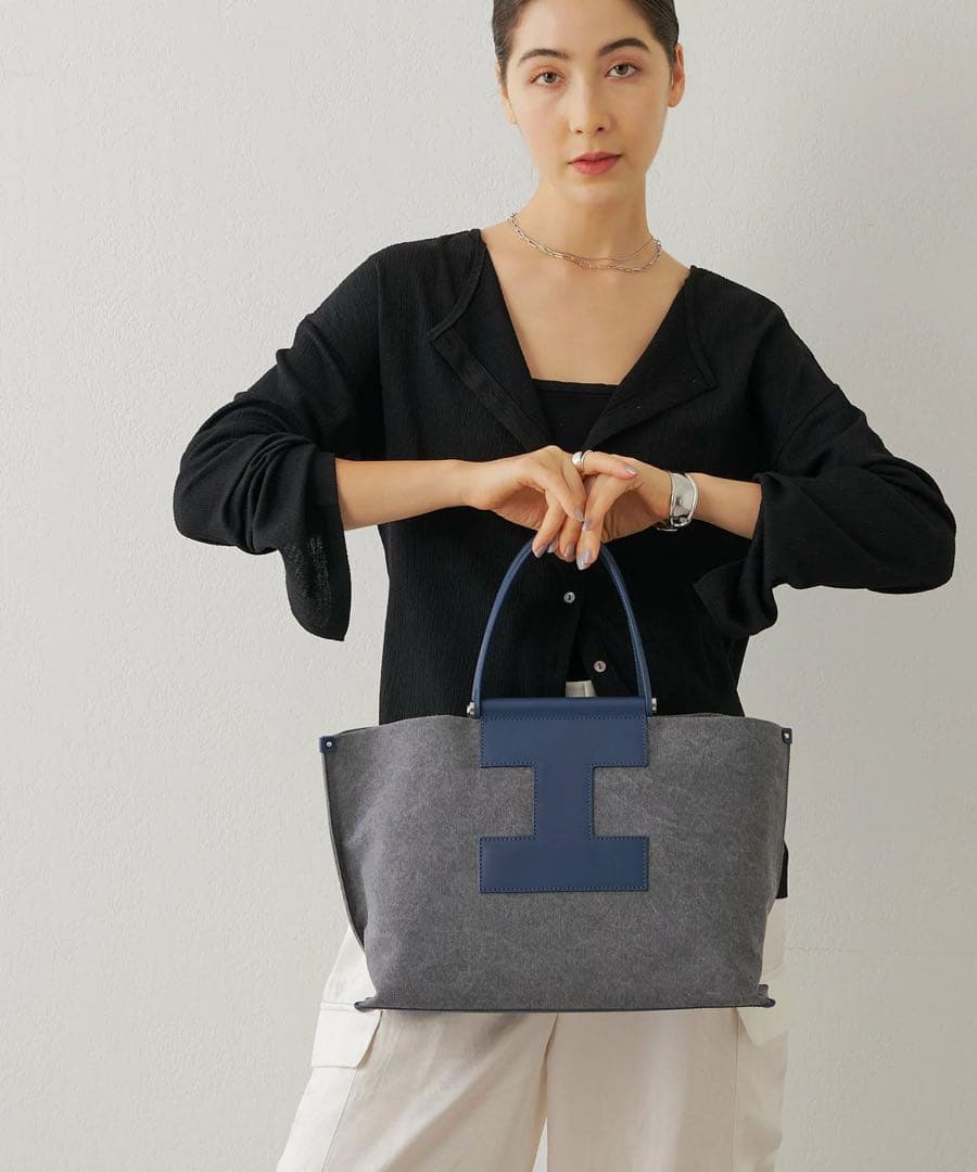 イアクッチ ソルベット M CANVAS/RUGA IACUCCI（イアクッチ）の「ソルベット M CANVAS/RUGA（トートバッグ