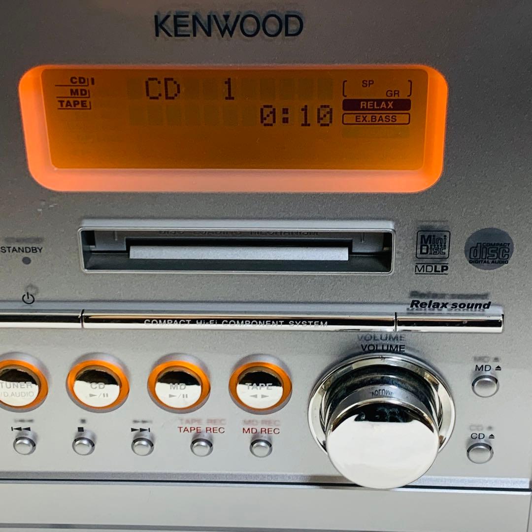 ケンウッド CD MD カセット ミニコンポ RXD-SZ3MD - メルカリ