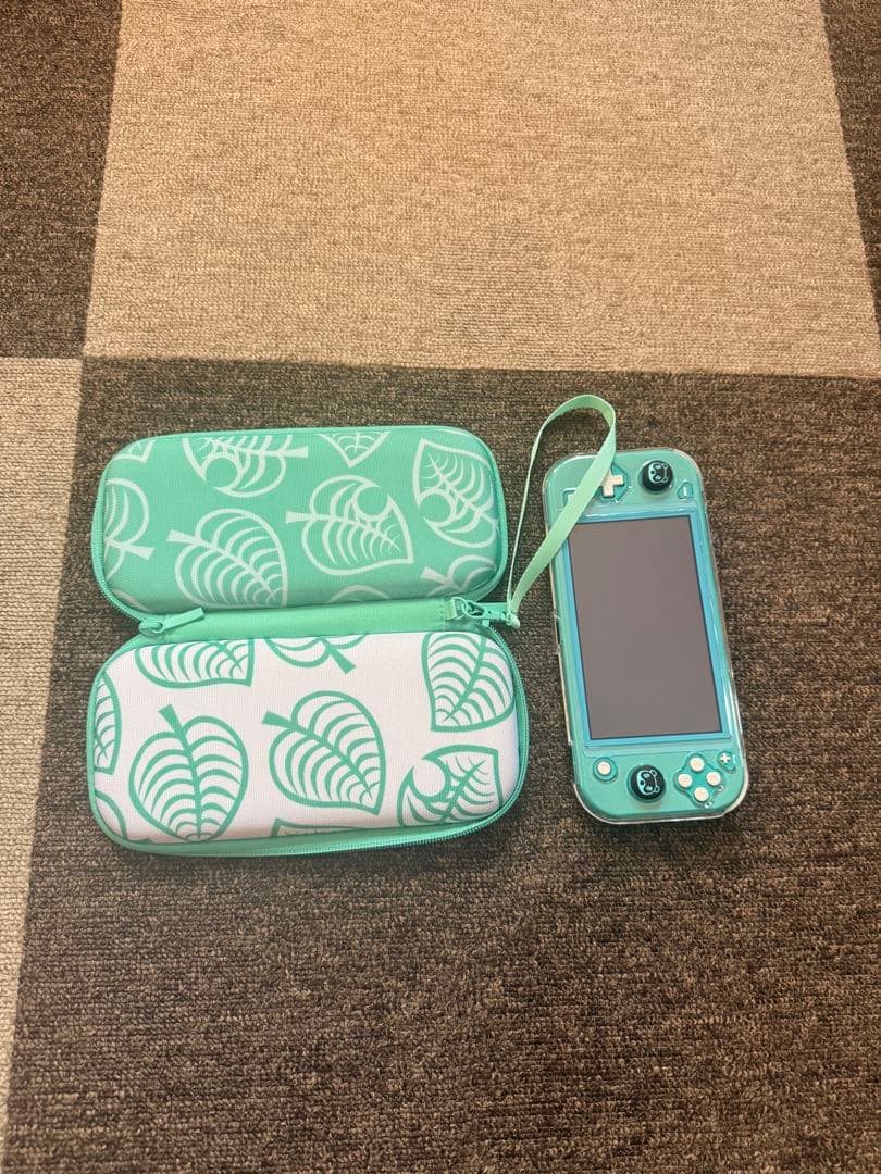 Nintendo Switch Lite アクアブルー ケース付き - メルカリ