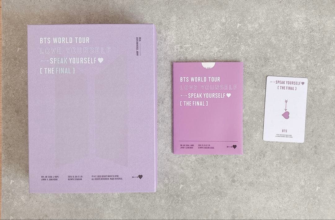 K-POP・アジア BTS LOVE YOURSELF SPEAK YOURSELF FINAL BTS WORLD TOUR 'LOVE YOURSELF : SPEAK YOURSELF' [THE FINAL]」が