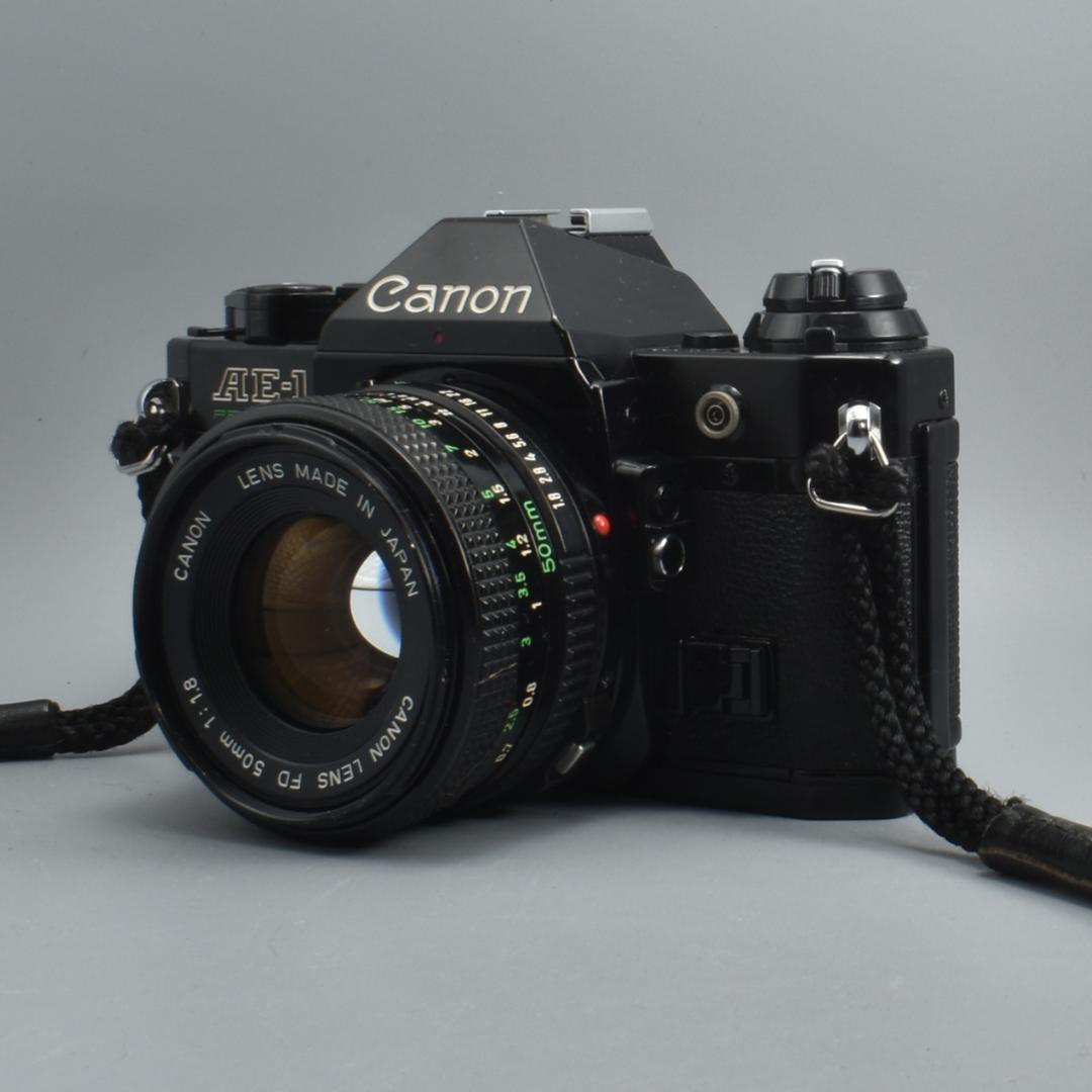 整備済 完動 Canon AE-1 Program Black NFD F1.8