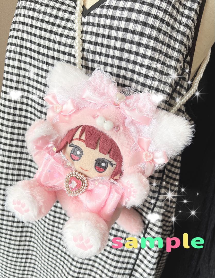 ちびぐるみサイズ ネコちゃん着ぐるみ おすわり ぬい服 肉球 - メルカリ