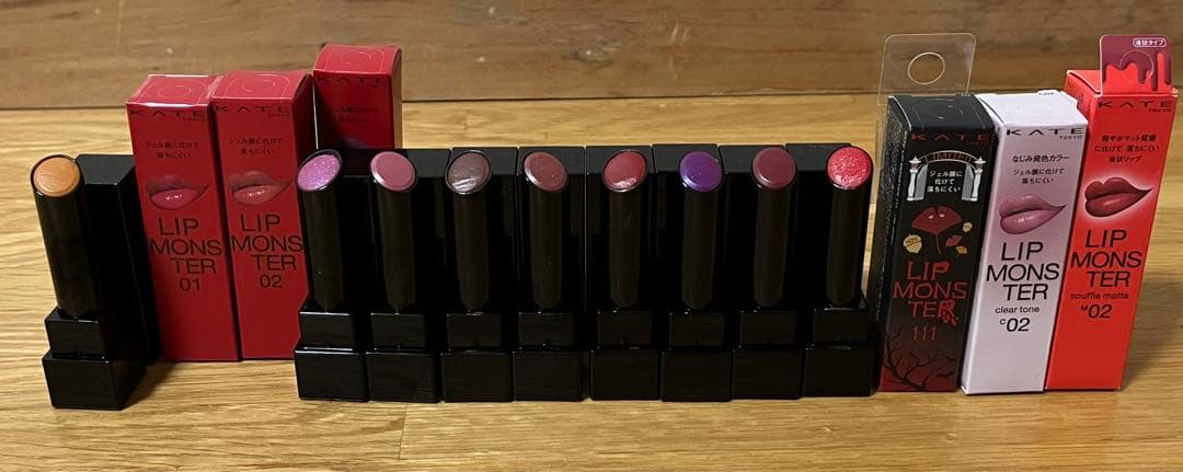 リップモンスター 14本 まとめ売り 限定色多め MYリップモンスター完結！】限定全12色塗ってみた！定番カラーで似て