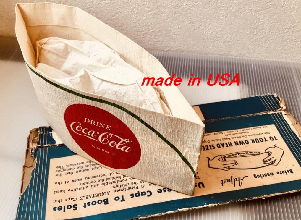 超レア＊約80年前のコーラ ベンダーキャップ デッドストック未使用
