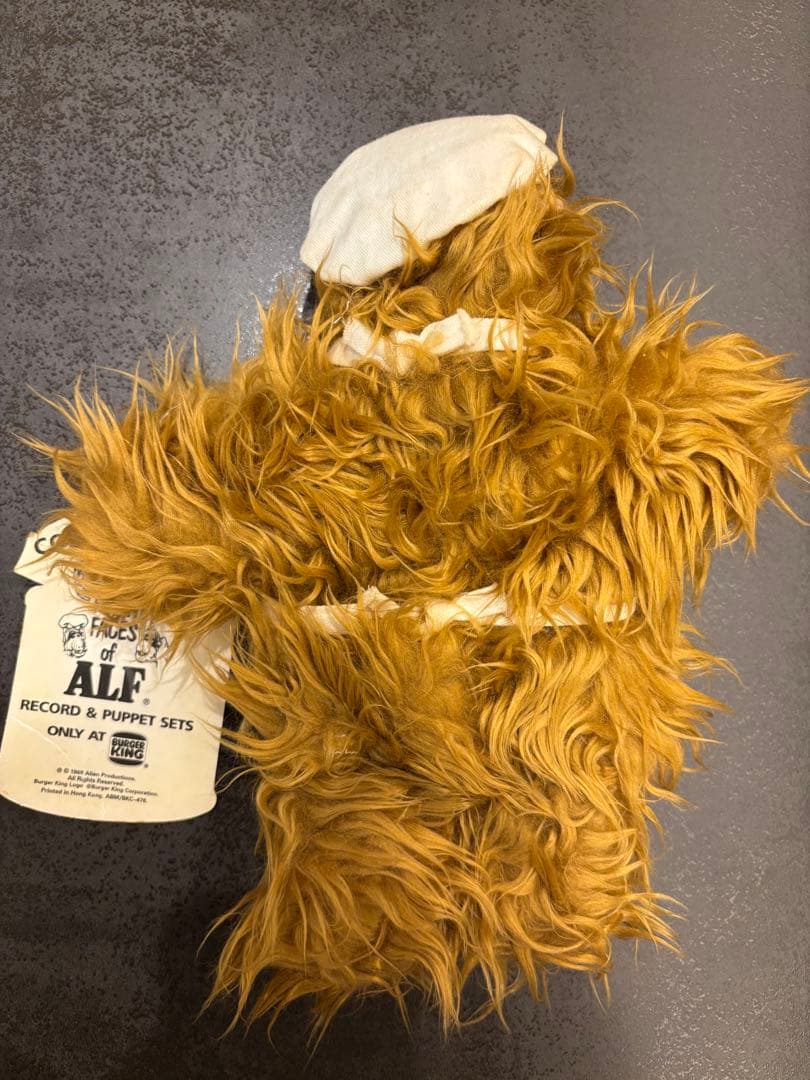 ALF ぬいぐるみ 80s ヴィンテージ パペット シェフ バスケ タグ付き