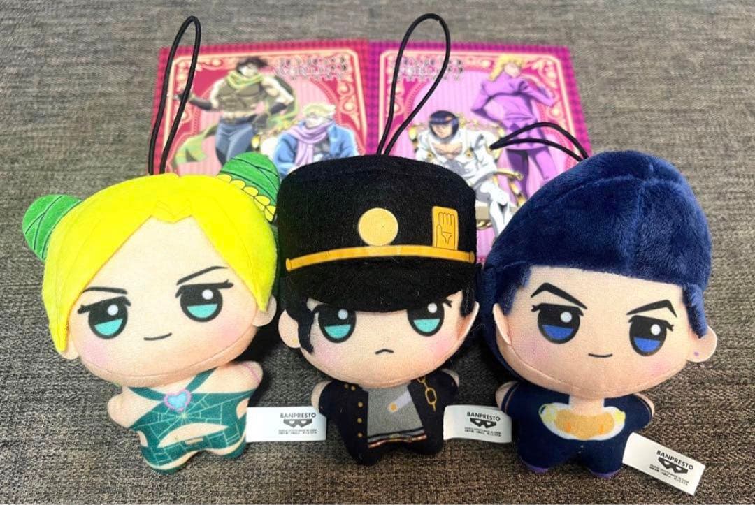 ナムコ限定】ジョジョの奇妙な冒険 JOJO WORLD3 チビちびぐるみ 3種