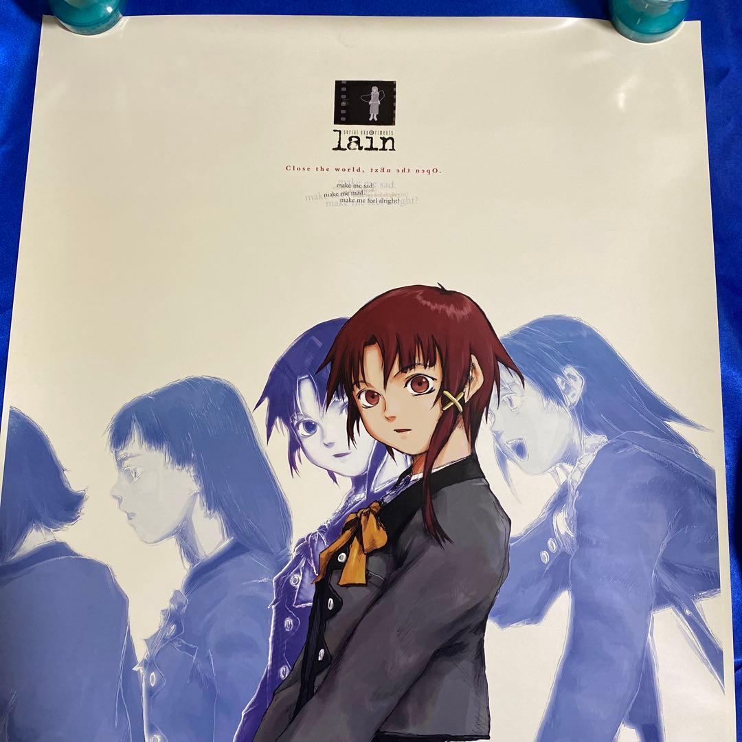 serial experiments lainゲーム販促はポスター 安倍吉俊 - メルカリ
