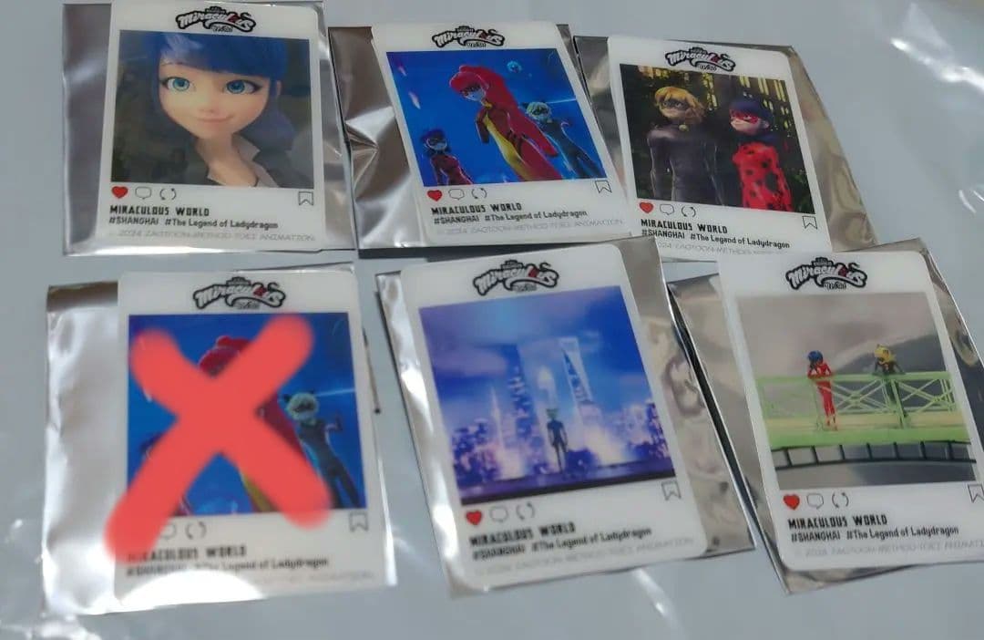 ミラキュラス レディバグ&シャノワールグッズ クリアカード（上海編