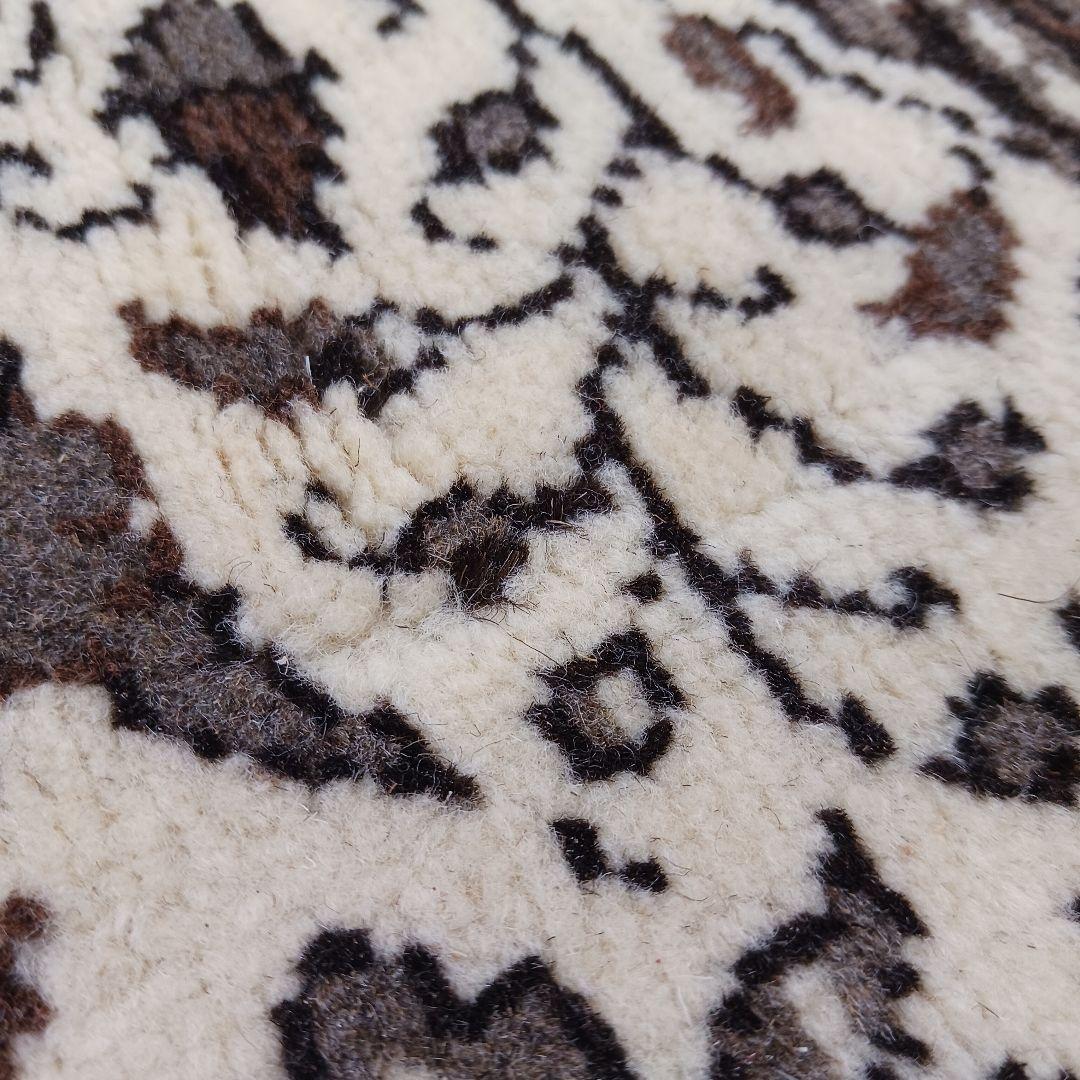 Y3881-1 トルコ カイセリ絨毯 ウール×コットン 手織り 大判