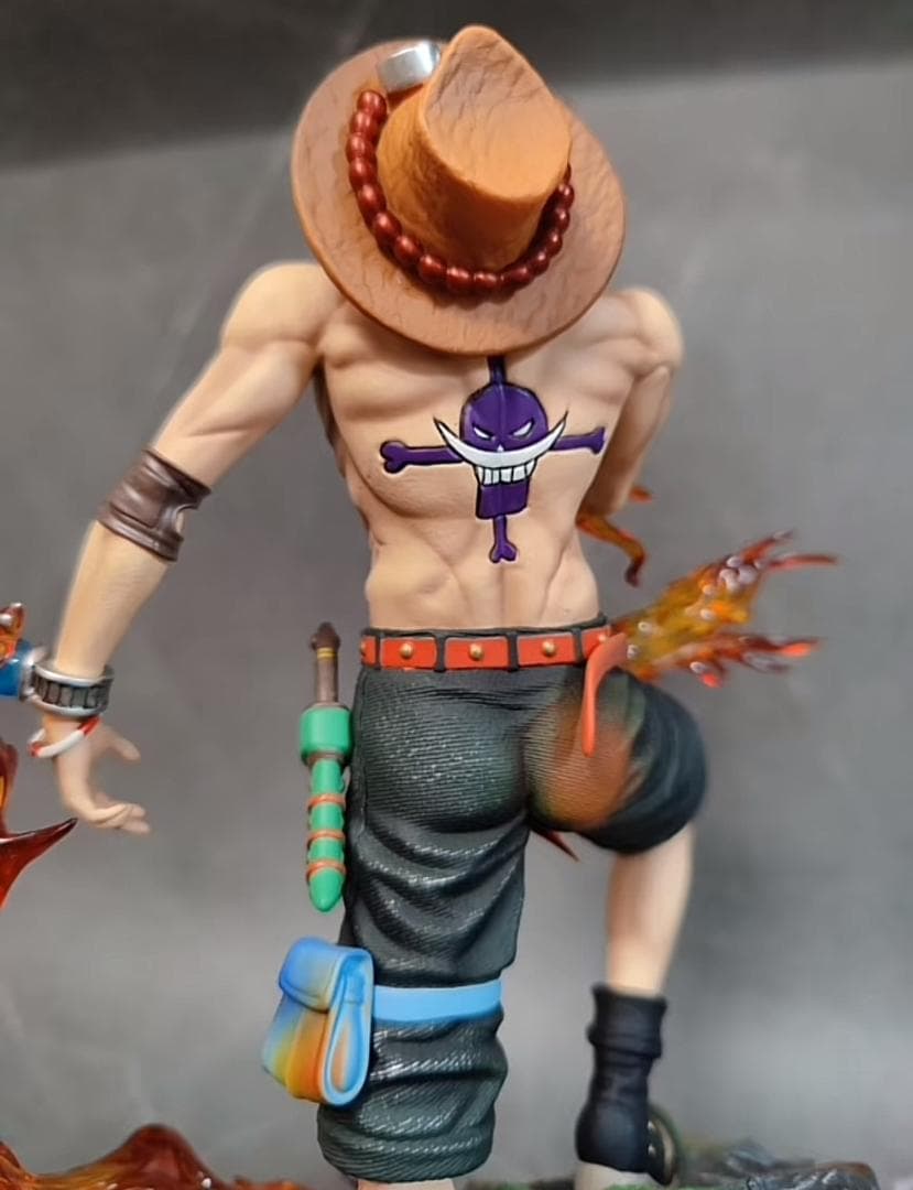 ワンピース エース フィギュア ガレージキット 塗装済み完成品 POP