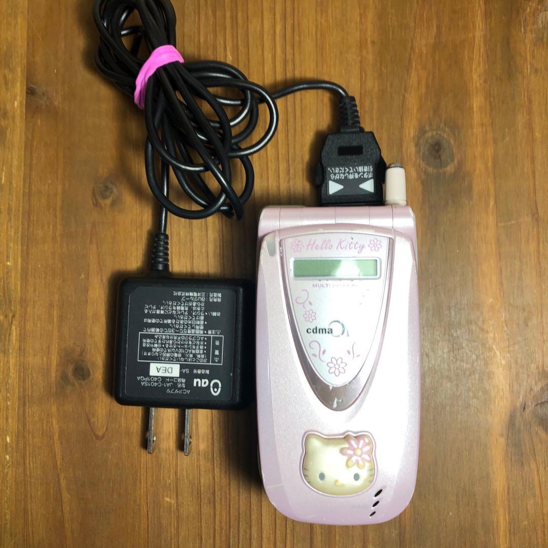ハローキティ ガラケー C401SA サンリオ ジャンク品 - メルカリ
