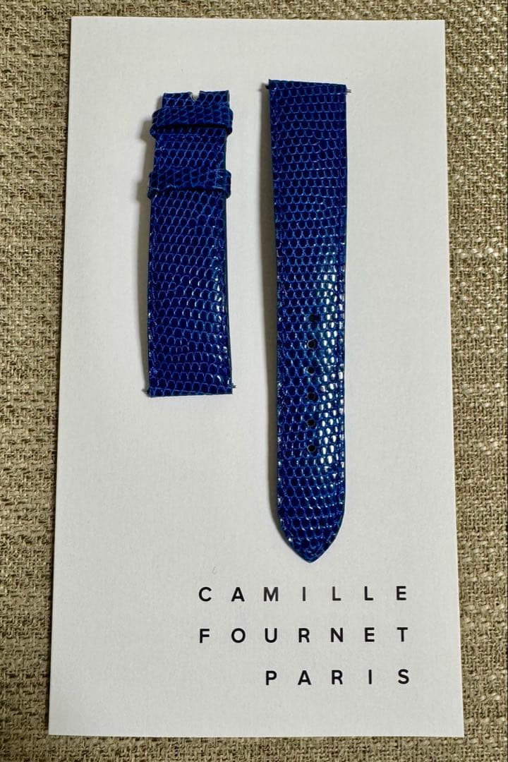 CAMILLE FOURNET リザード レザーベルト 革 時計 19/16 CAMILLE FOURNET リザード レザーベルト 革 時計 19/16 最低