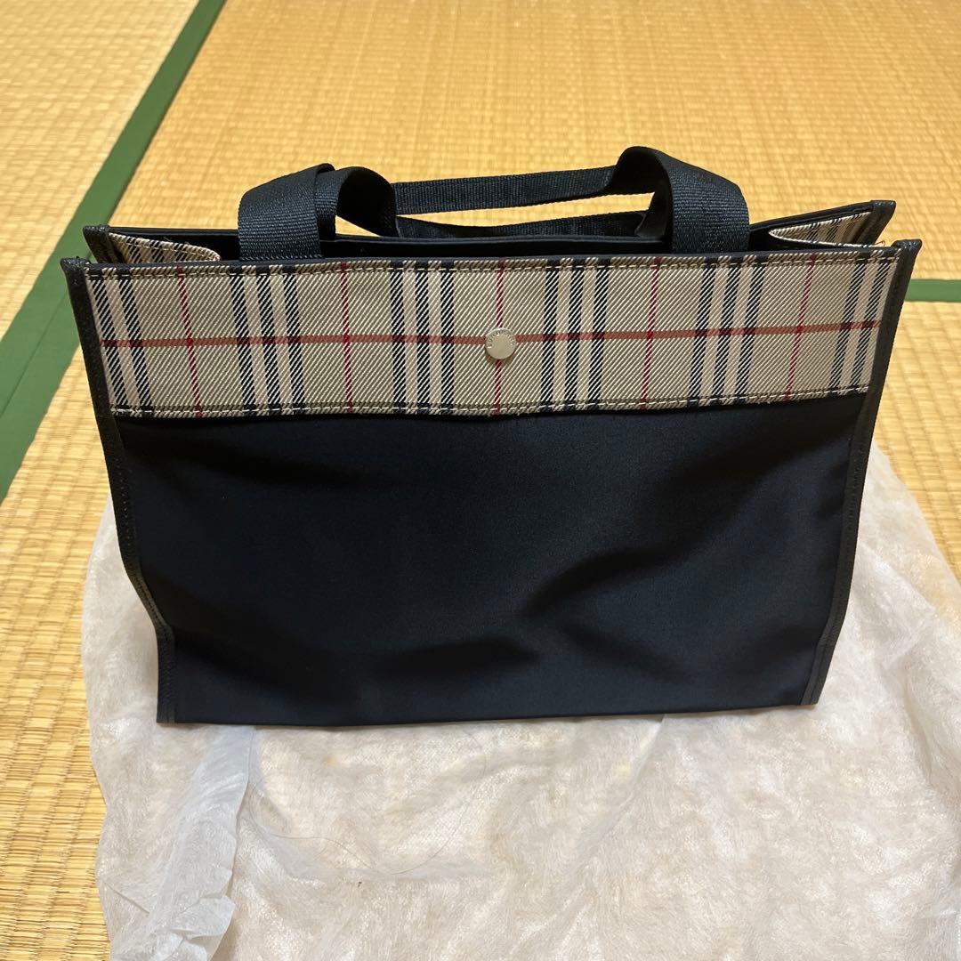 Burberryバッグ BURBERRY Mini leather-trimmed checked coated-canvas tote | NET-A