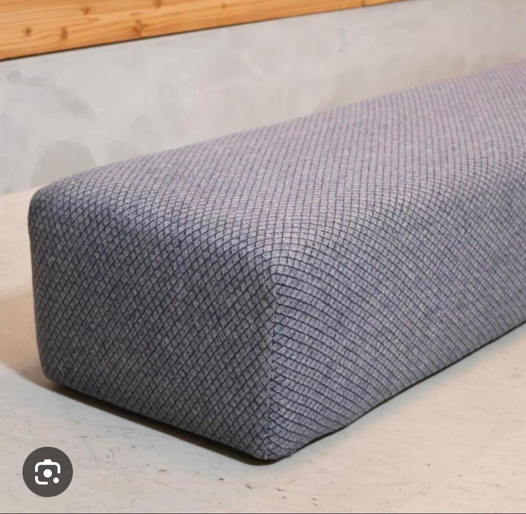 ACTUS アクタス スツール オットマンSTOOL 水色×グレー たのメル便