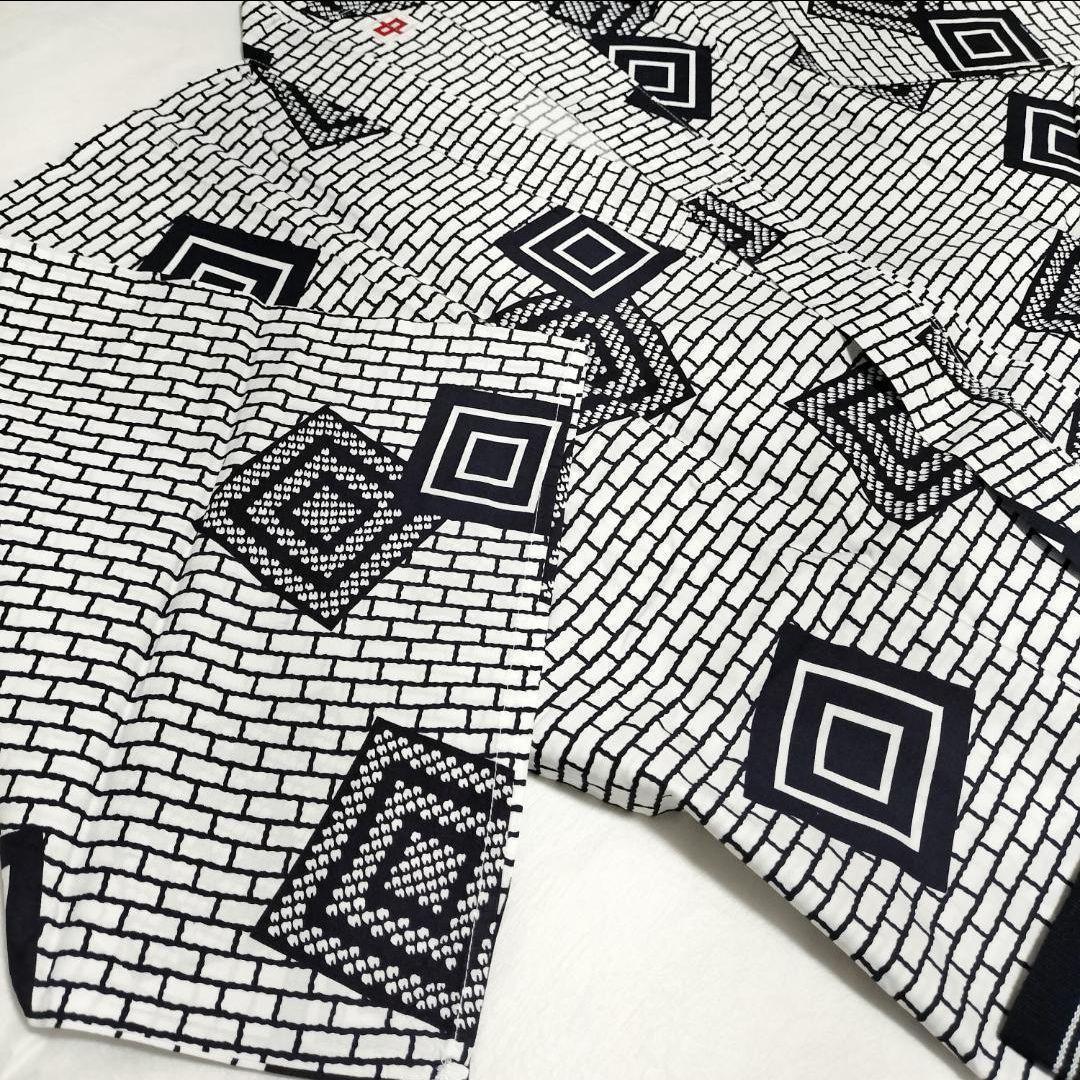 14 新品 旅館 浴衣 温泉 M L 業務用 男 レディース 女 白 青 寝巻き