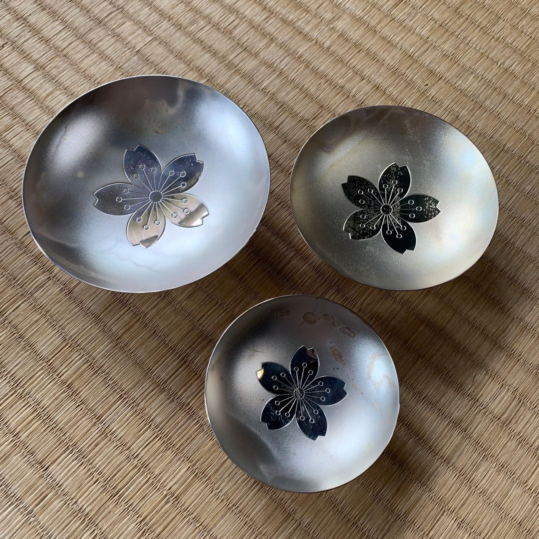 銀盃 3点セット 純銀 シルバー 大蔵省 造幣局 勤続賞 大蔵大臣 - メルカリ