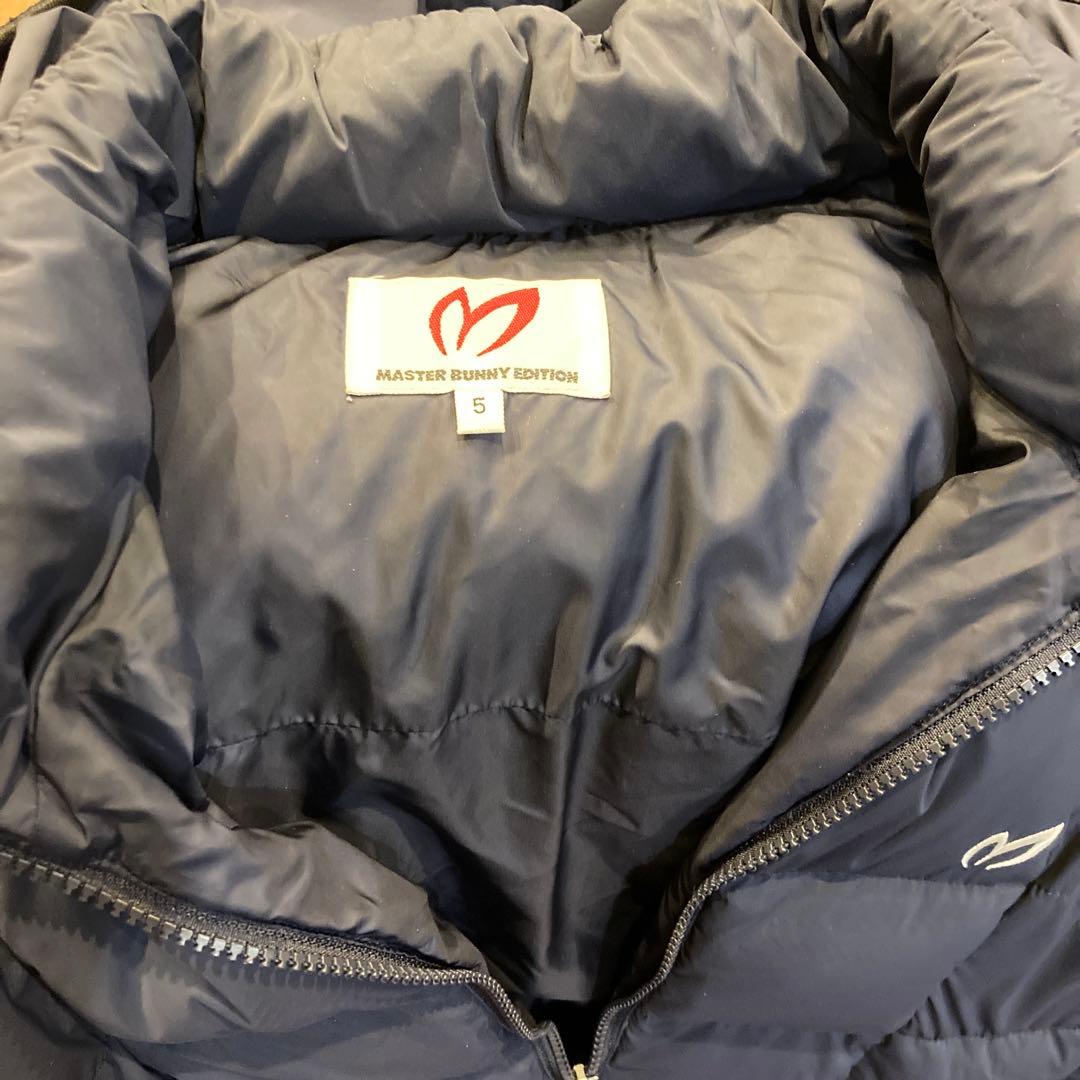 マスターバニーエディション フード付きダウンジャケット ネイビー 5
