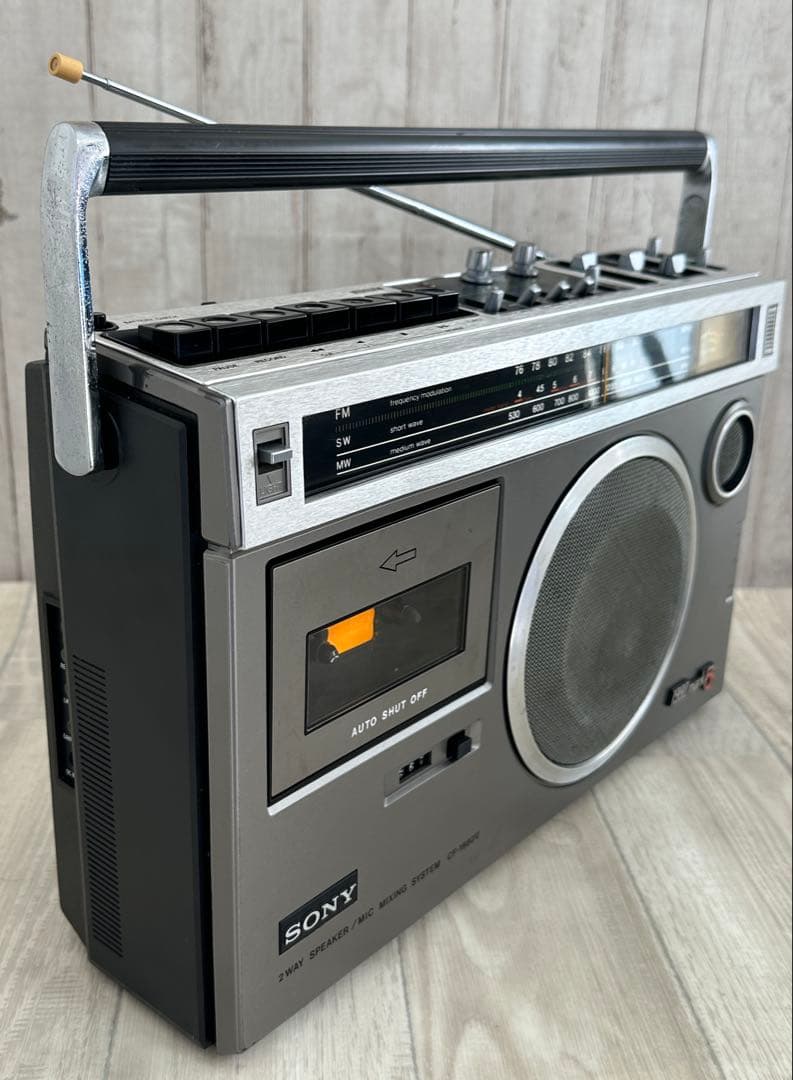 動作品】 SONY ソニー ラジカセ CF-1980Mark5｜希少 当時物 - メルカリ