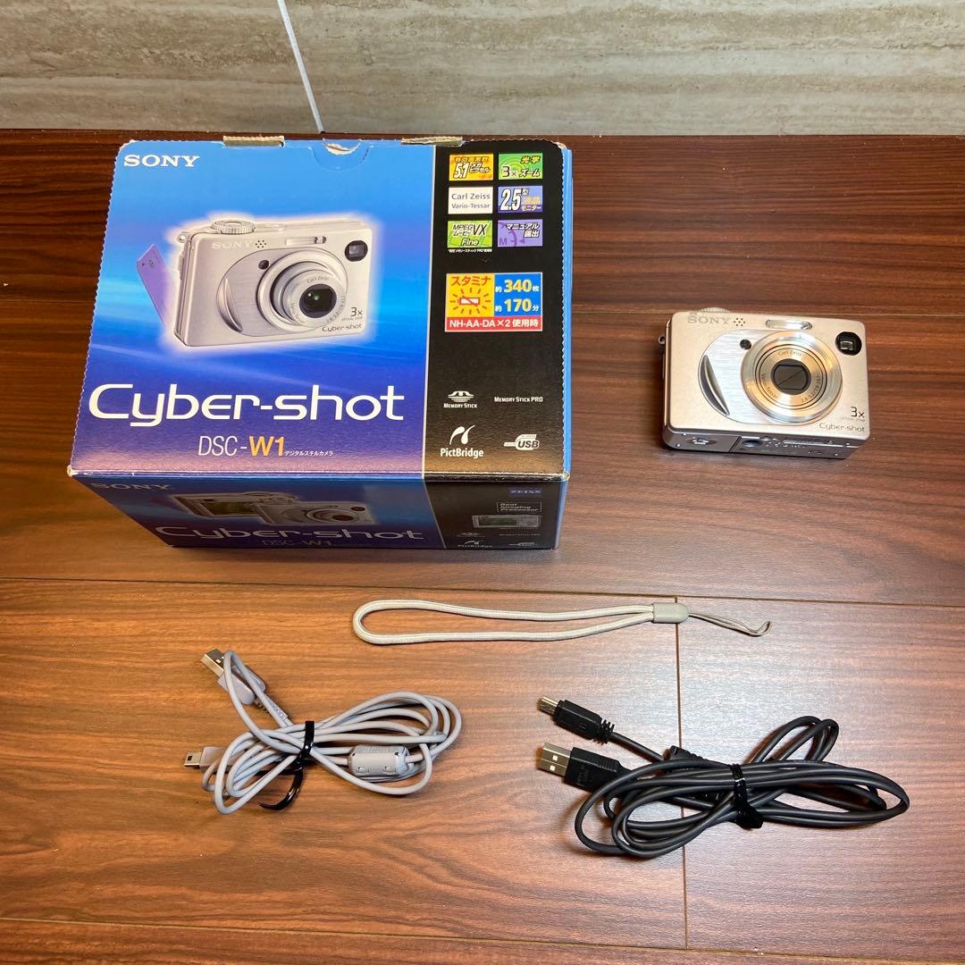 SONY Cyber-shot DSC-W1 デジカメ ほぼ新品 3801