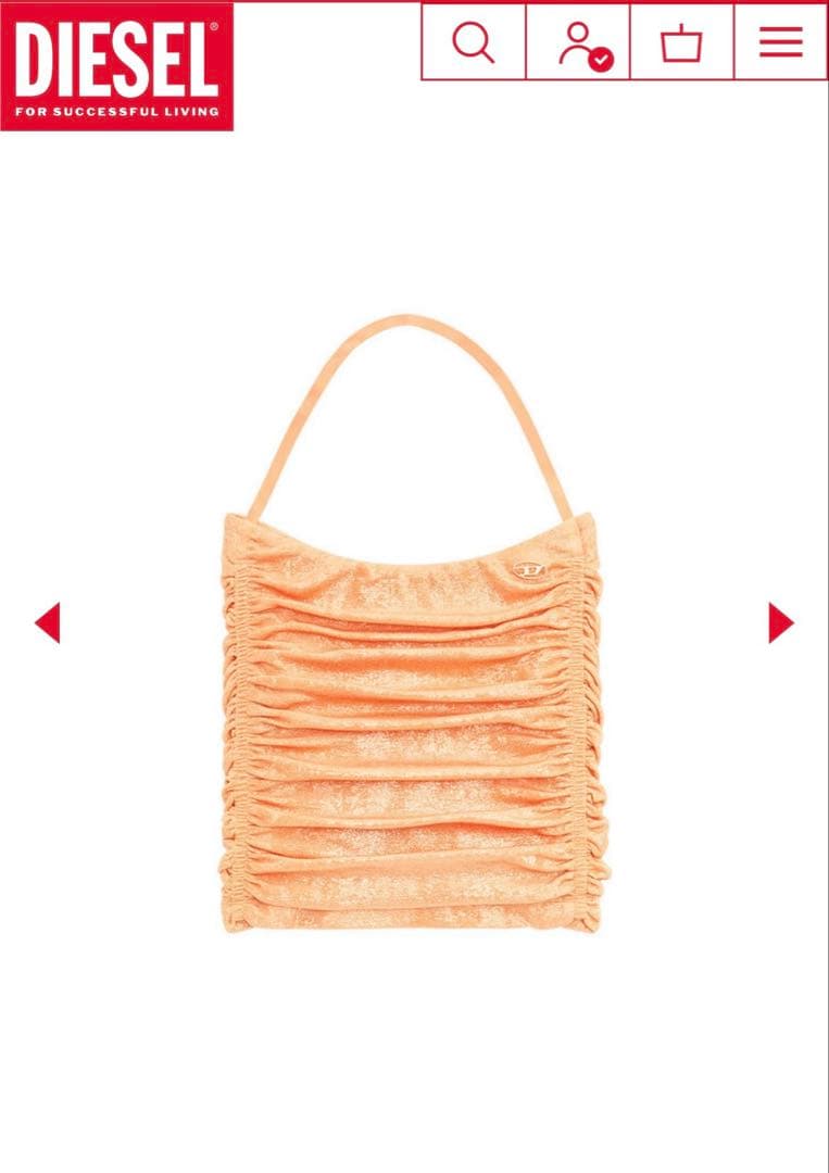 全て10/11までの出品です様専用]DIESEL オレンジキャミソール - メルカリ