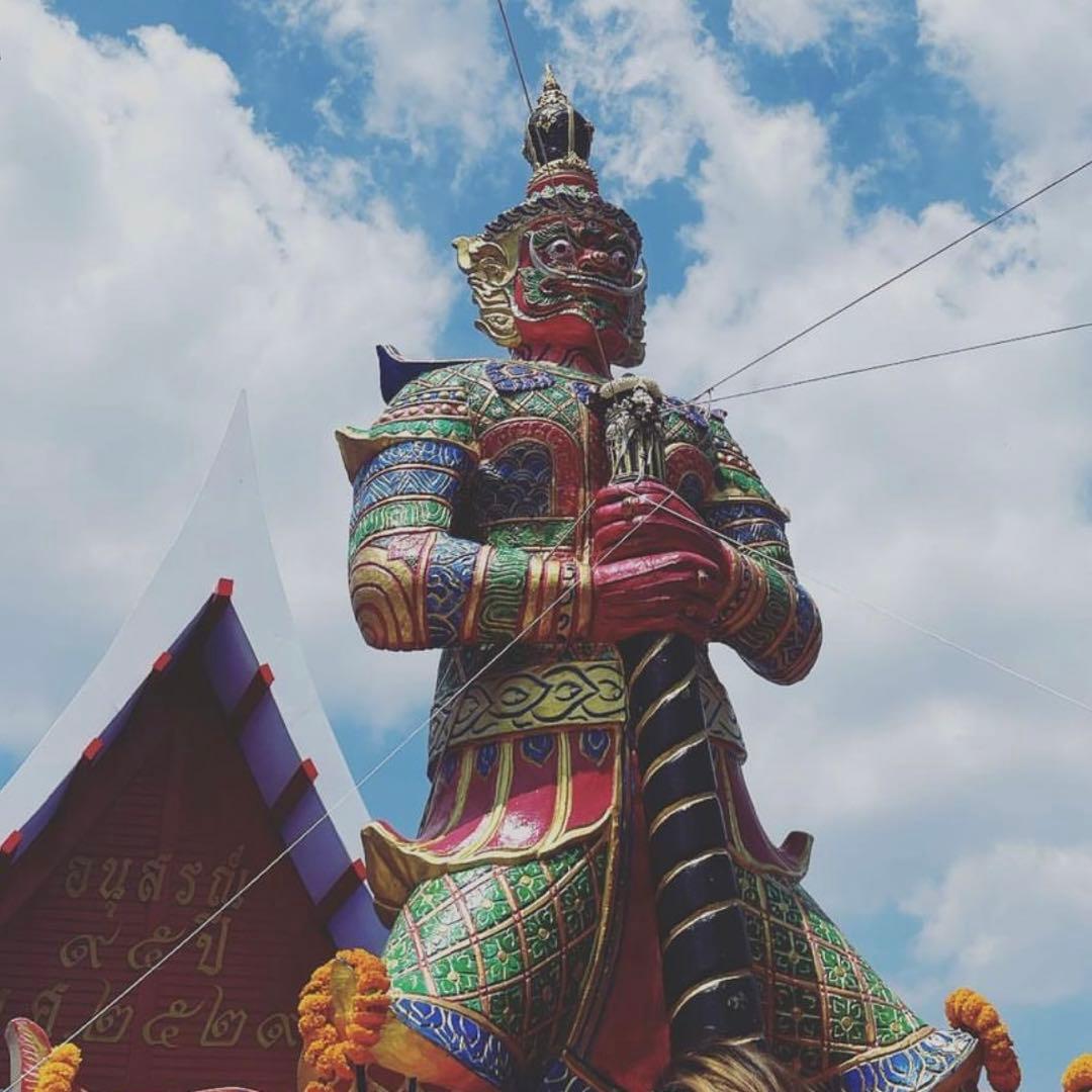 毘沙門天 タイ鬼神 の護符 パーヤン プラクルアン ターウェースワン 金