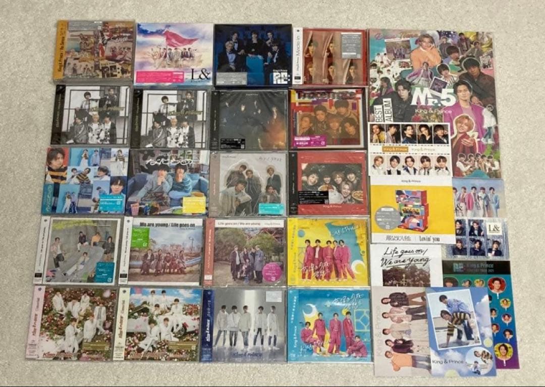 新品未開封　King & Prince キンプリ CD アルバム まとめ売り 全て新品未開封】 King&Prince キンプリ アルバム ランド L& CD DVD