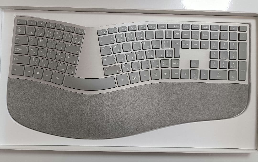 microsoft surface エルゴノミックキーボード日本語配列 欠陥あり