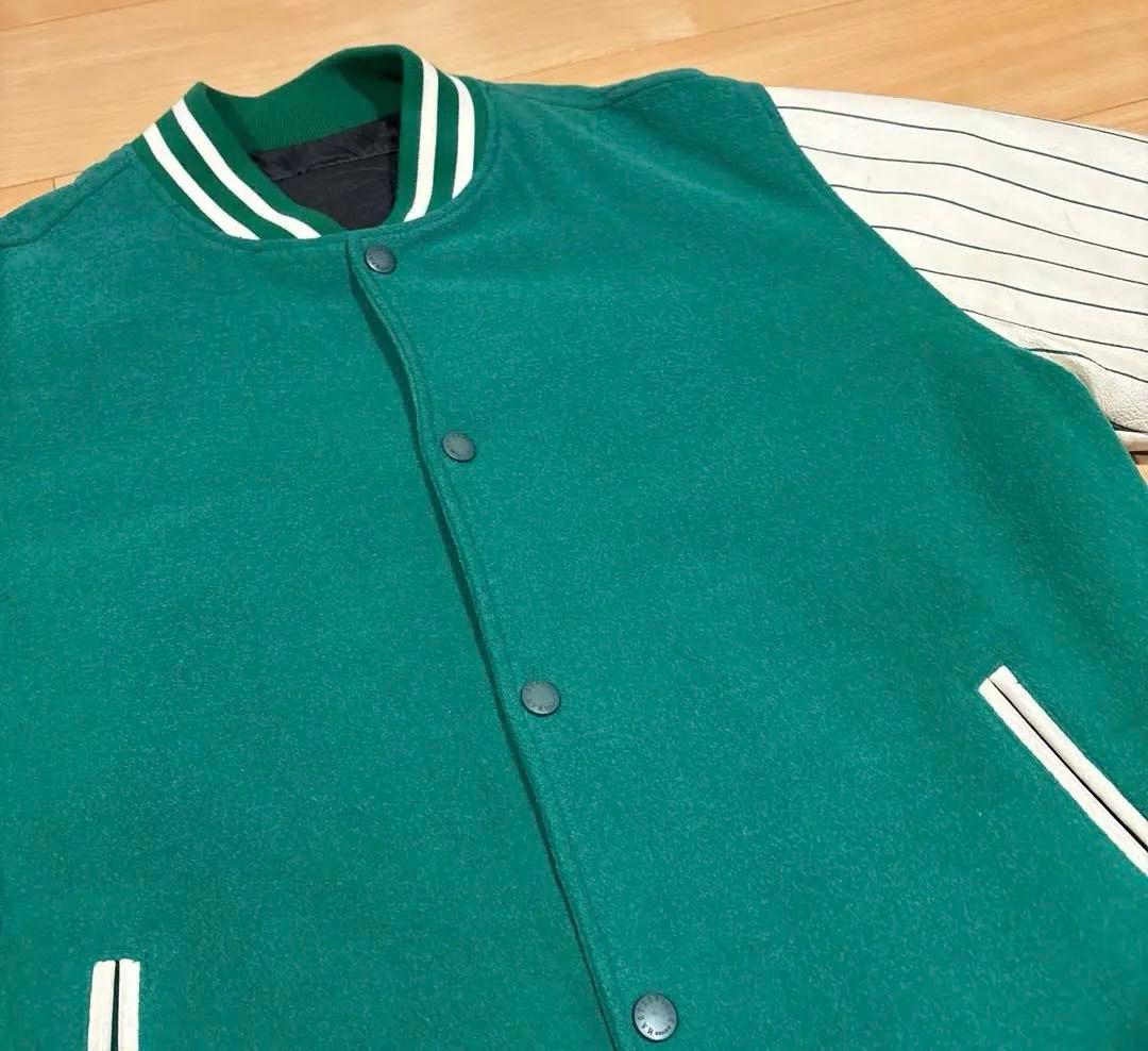 masterpiece マスターピース レザースタジャン Lサイズ 裏原 - メルカリ