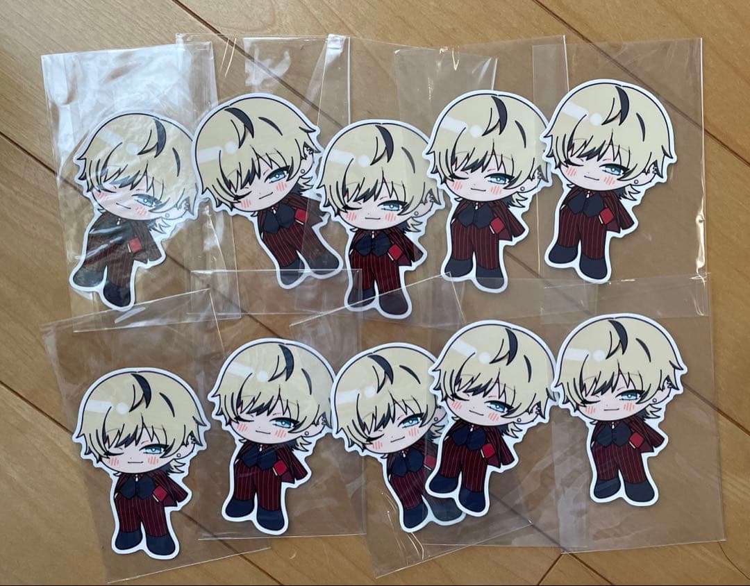 プラスメイト plusmate クリスマス ステッカー 東雲樂 10枚セット