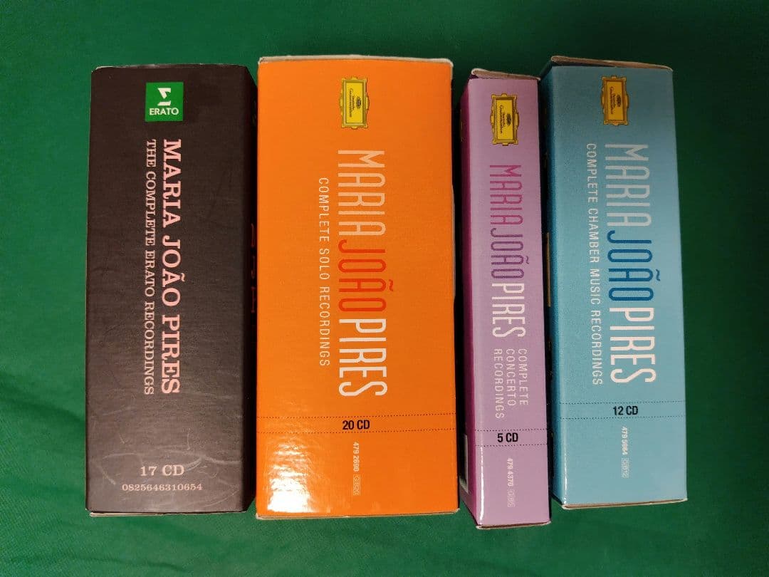 合計54枚】マリア・ジョアン・ピリス ERATO&DG ボックス