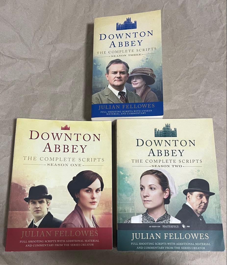 ダウントンアビー スクリプト script シーズン1〜3 洋書 本 台本 Amazon | Downton Abbey Script Book Season 1 | Fellowes, Julian