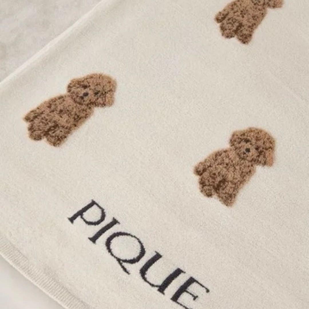 最終値下☆ジェラートピケ トイプードル ジャガードマルチカバー