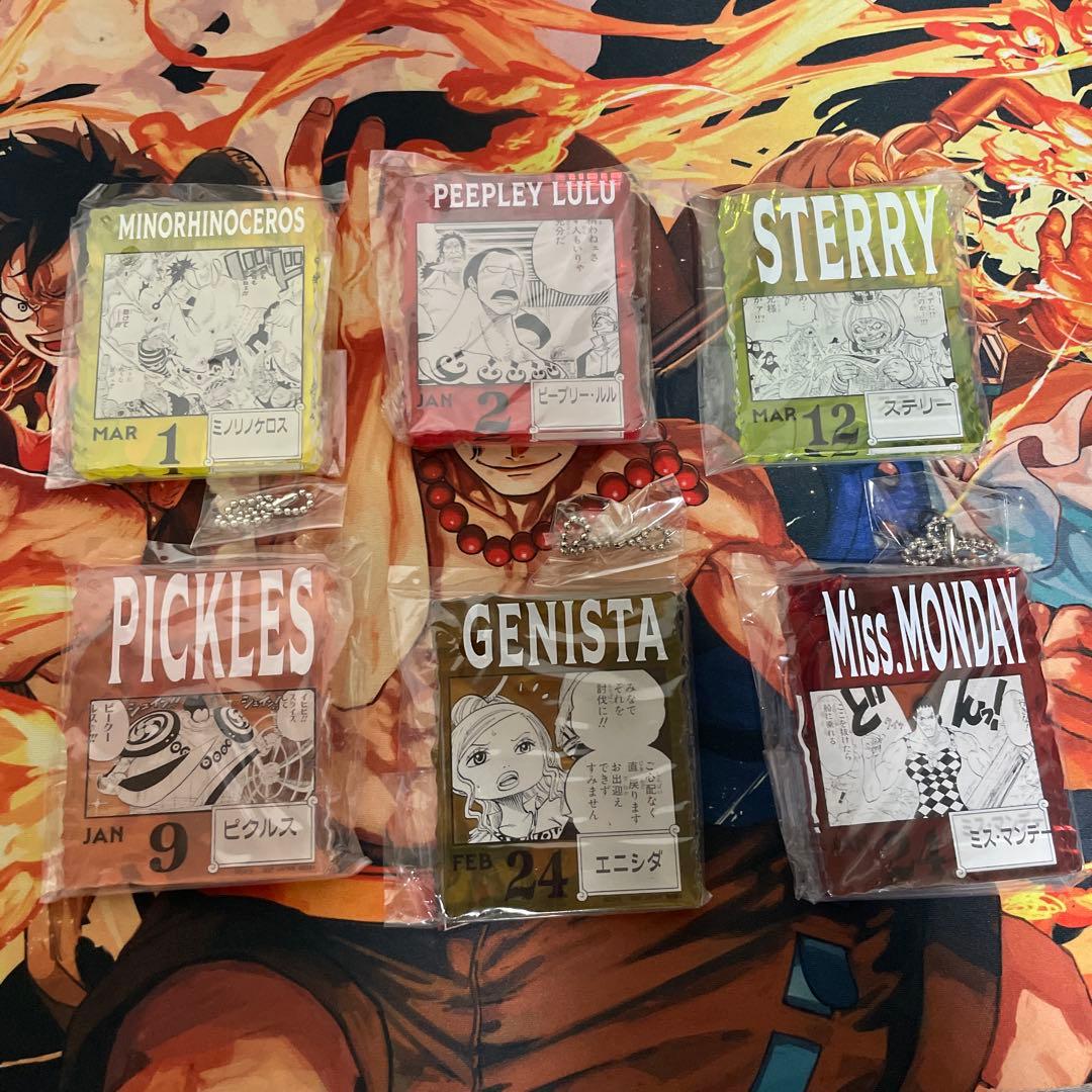 ONE PIECE BASE SHOP アクリルブロック6点セット - メルカリ