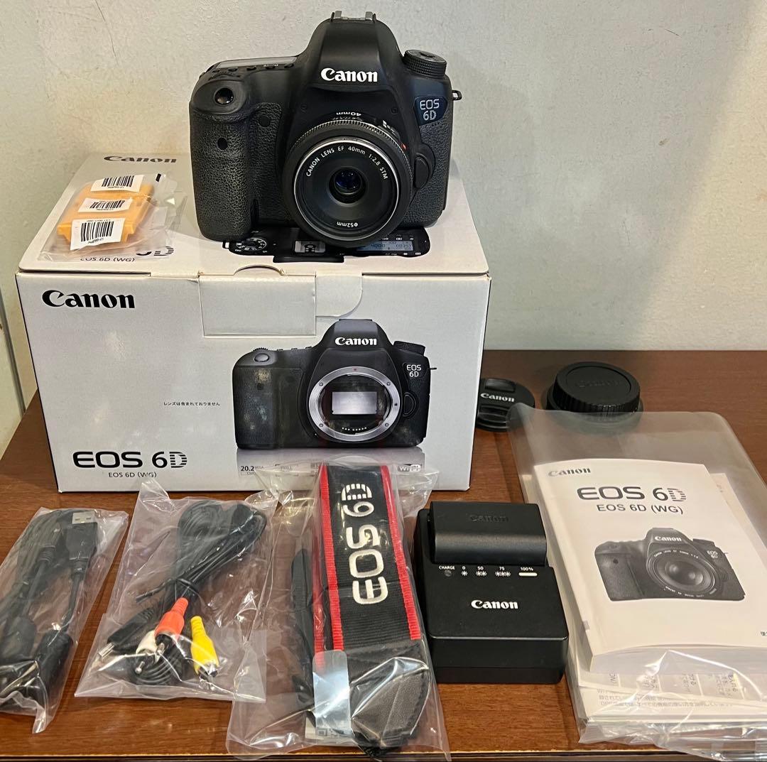 【美品】Canon EOS6D フルサイズ ＋ EF40mm 単焦点レンズセット EOS6D】一眼レフでスナップを【パンケーキレンズ】 - オガーTVブログ