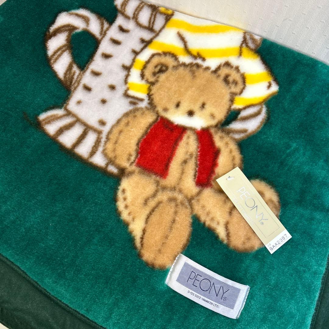 PEONY ＊二枚合わせ毛布・アクリル毛布・ブランケット・昭和レトロ