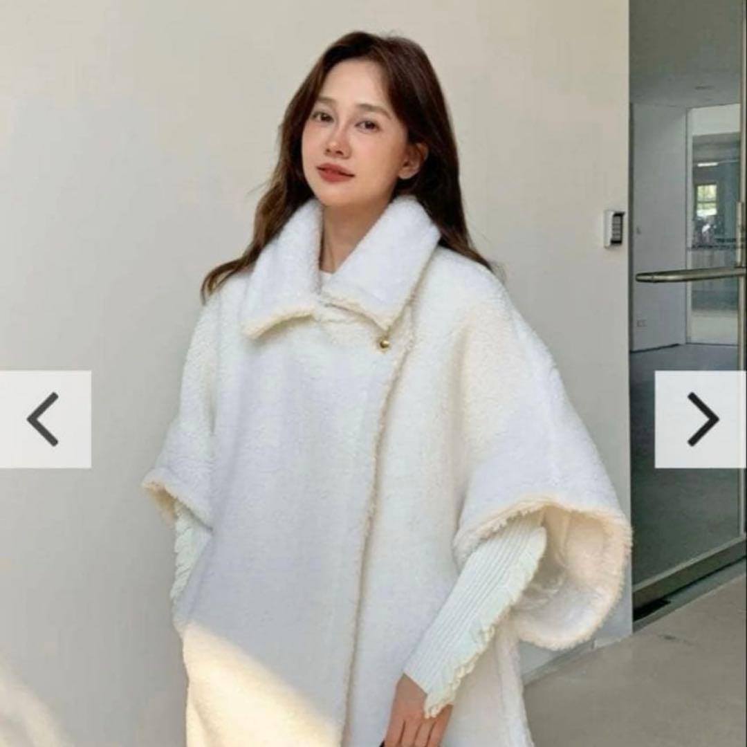 birthday bash ボアコート ケープ - メルカリ