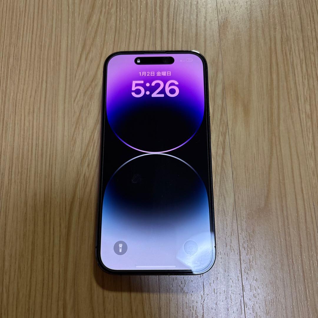 Apple iPhone 14 Pro ディープパープル 本体SIMフリー iPhone 14 Pro 256GB - ディープパープル（SIMフリー）[整備済製品