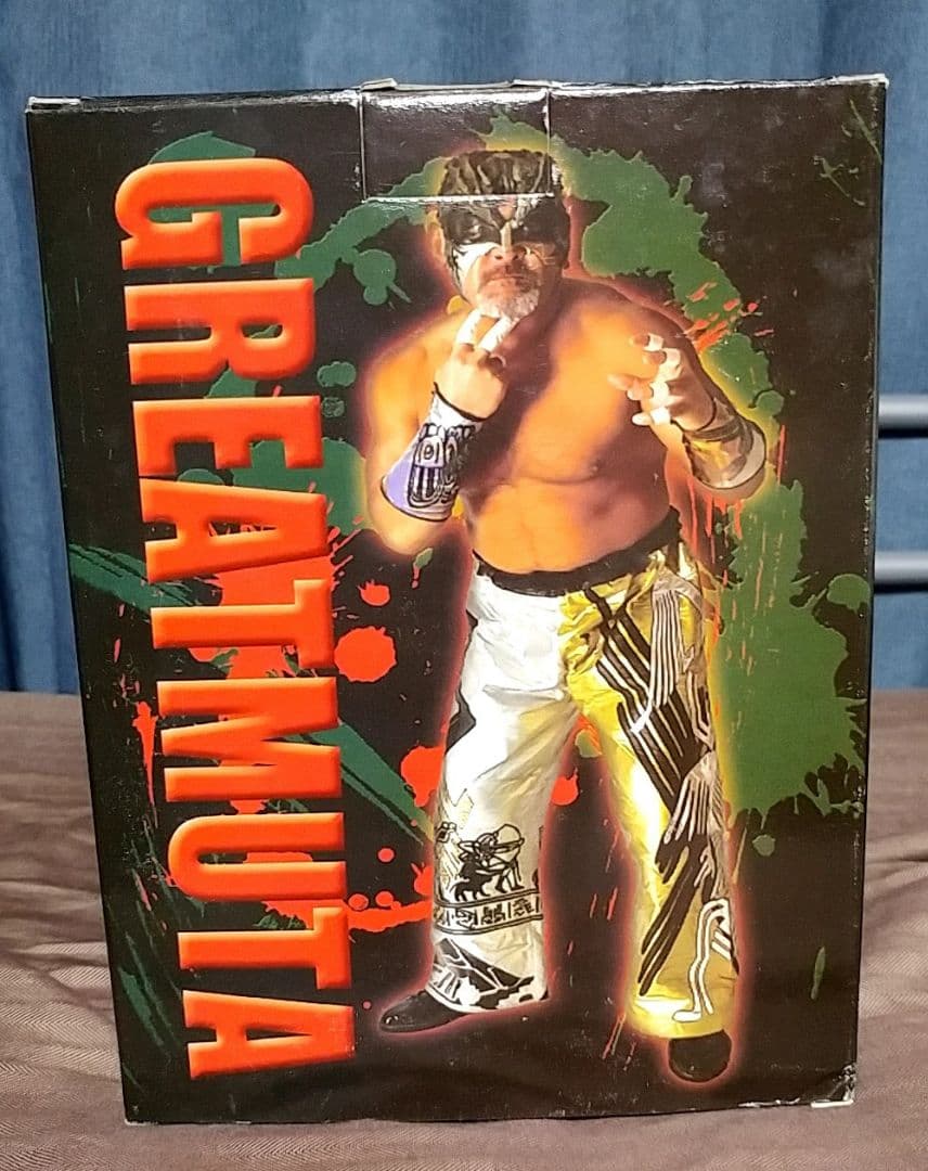 グレートムタ 胸像 双龍ver. 直筆サイン入りポストカード付き