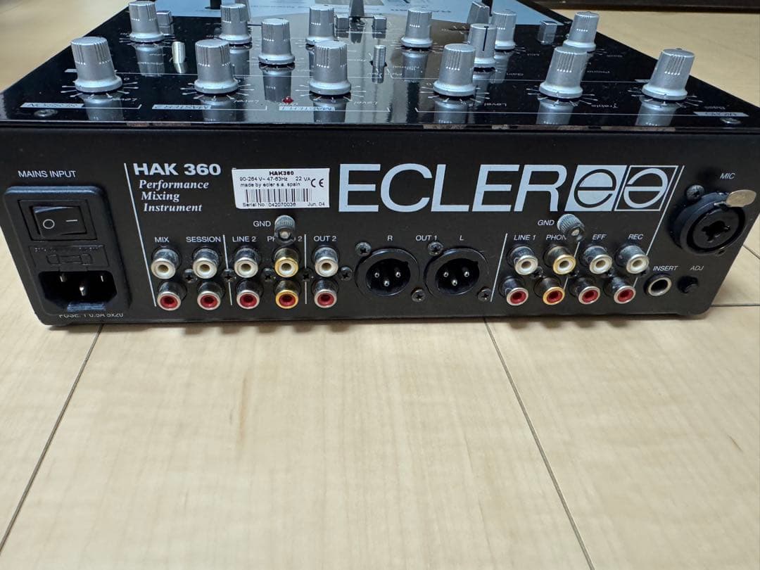 動作品】ECLER HAK 360 DJミキサー 希少希少 バトルDJミキサー ECLER