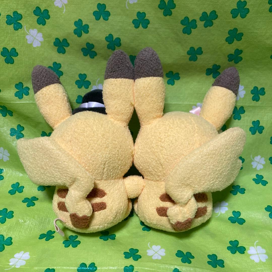 ポケモンセンター ピカチュウ オス メス ぬいぐるみ - メルカリ