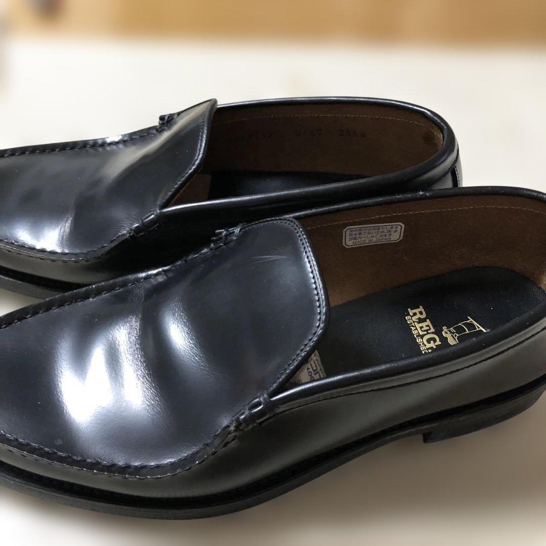 REGAL 黒 レザー ローファー - メルカリ